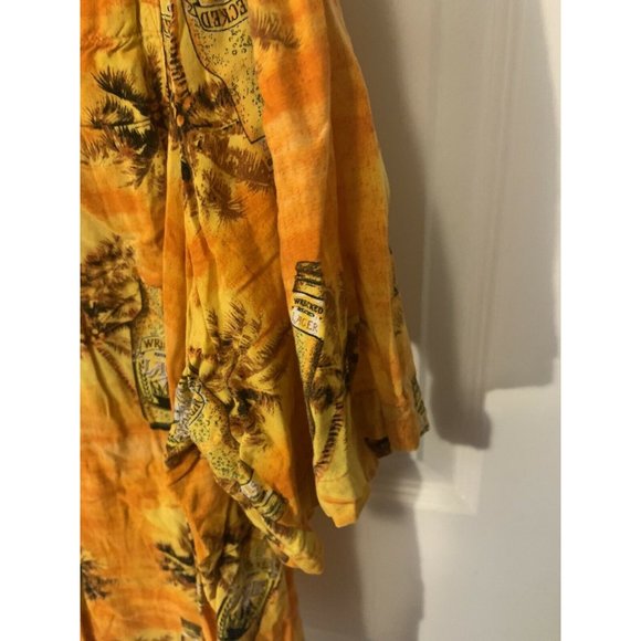 Wrecked Premium‎ Lager Print Men’s Sz 3XL George Hawaiian Shirt - Picture 5 of 7